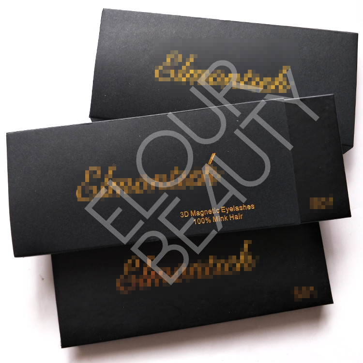 Private label 3 magnets false lashes 3d real mink wholesale ED54